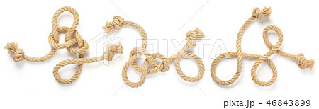 ship rope isolated on white ship rope isolated on white 46843899