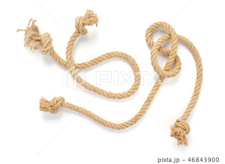 ship rope isolated on white ship rope isolated on white 46843900