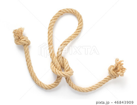 ship rope isolated on white ship rope isolated on white 46843909
