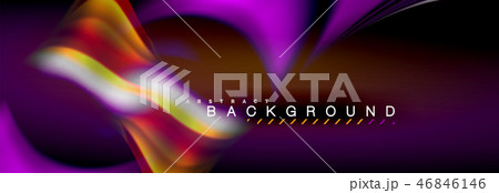 Blurred fluid colors background, abstract waves lines, mixing colours with light effects on light 46846146