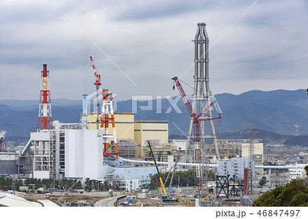 建設現場 発電所 工事 建設現場 発電所 工事 46847497