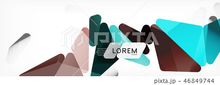 Science background. Abstract triangle pattern. Vector abstract geometric template Science background. Abstract triangle pattern. Vector abstract geometric template 46849744