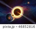 Extraterrestrial life form in outer space near 46852816