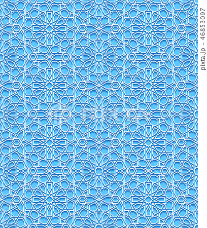 Seamless pattern with traditional ornament 46853097
