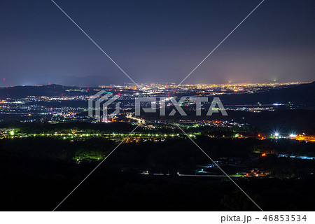 若草山 鶯塚古墳からの夜景 （奈良県奈良市） 46853534