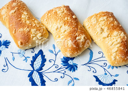 Homemade sweet buns. Fresh pastry 46855841