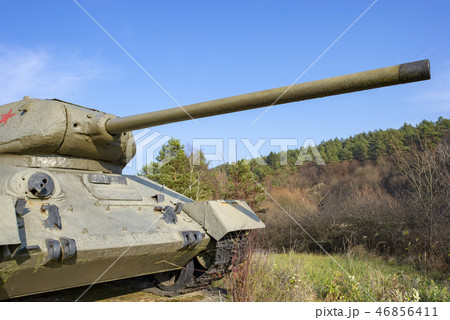 Russian famous tank T-34, Death Valley in Slovakia 46856411