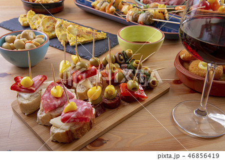 Tapas or antipasto starters 46856419