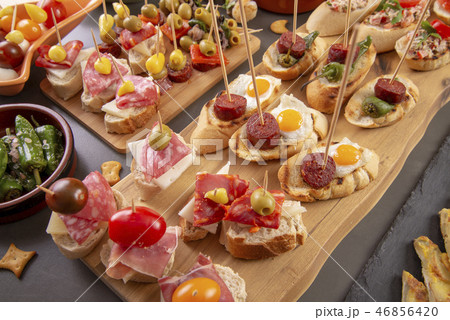 Tapas or antipasto starters 46856420