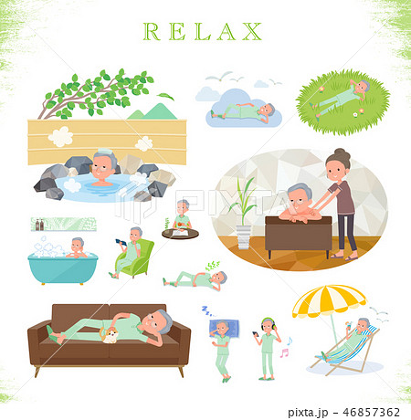 flat type patient old men_relax flat type patient old men_relax 46857362