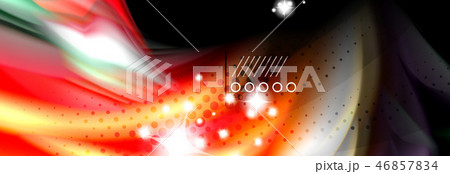 Color flow poster. Wave Liquid shape color background. Art design for your design Color flow poster. Wave Liquid shape color background. Art design for your design 46857834