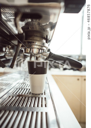 Photo paper cup for coffee and coffee machines Photo paper cup for coffee and coffee machines 46857876
