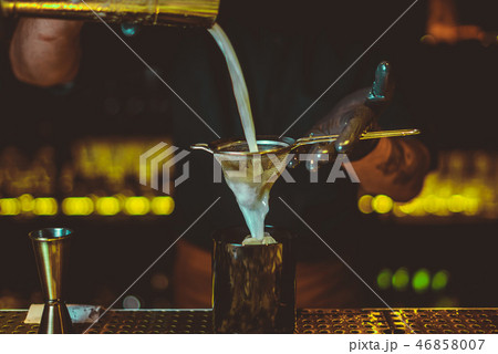 Cocktail Preparation.  46858007