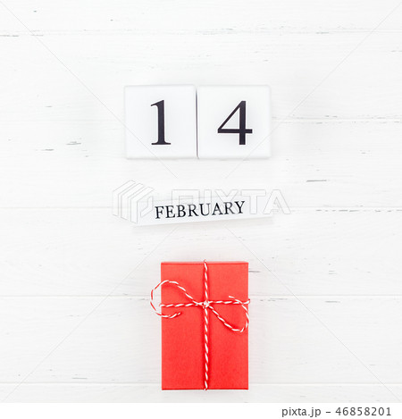 Creative Valentine Day romantic composition 46858201