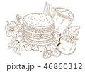 ハンバーガーのイラスト 46860312