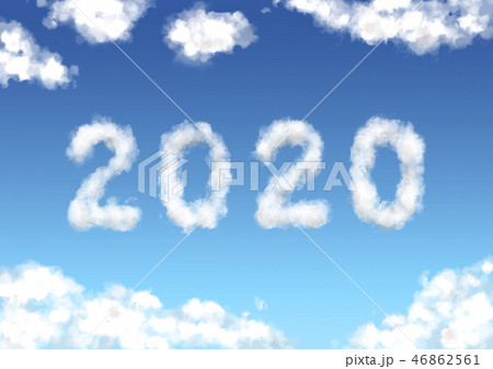 イラスト素材 空 雲 文字 2020年 Procreate逆引き辞典