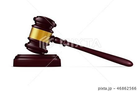 Decision mallet and judge hammer, court 46862566