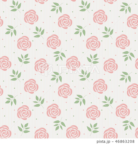Seamless rose pattern. Valentine's day background. 46863208