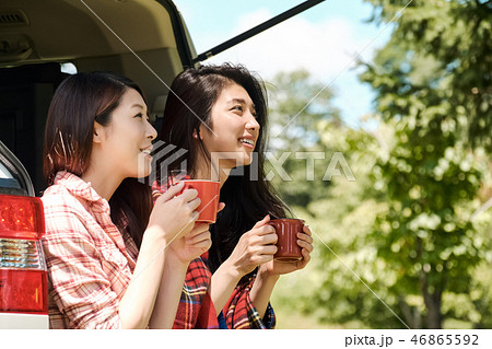 女子旅 キャンプ 女子旅 キャンプ 46865592