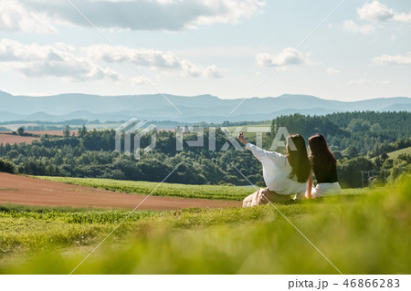 女子旅 自然風景 女子旅 自然風景 46866283