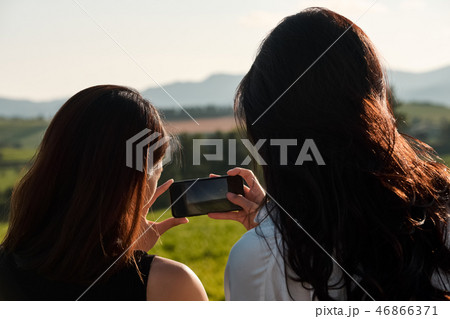 女子旅 自然風景 女子旅 自然風景 46866371