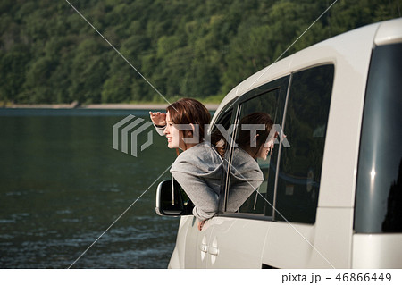 家族旅行 湖 ドライブ 家族旅行 湖 ドライブ 46866449