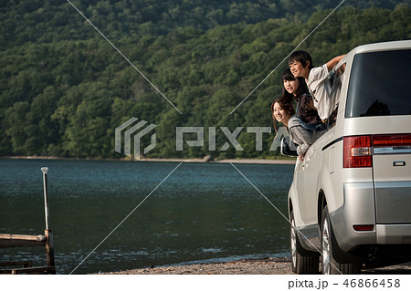 家族旅行 湖 ドライブ 家族旅行 湖 ドライブ 46866458