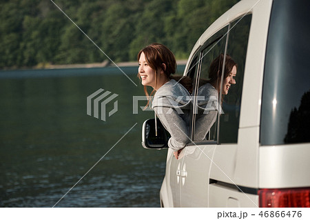 家族旅行 湖 ドライブ 家族旅行 湖 ドライブ 46866476