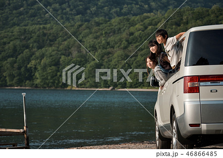 家族旅行 湖 ドライブ 家族旅行 湖 ドライブ 46866485