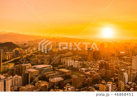 Beautiful architecture building taipei city Beautiful architecture building taipei city 46868451