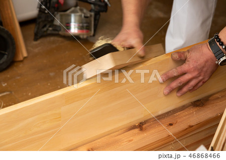木材 カンナがけ 木材 カンナがけ 46868466