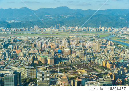 Beautiful architecture building taipei city Beautiful architecture building taipei city 46868877