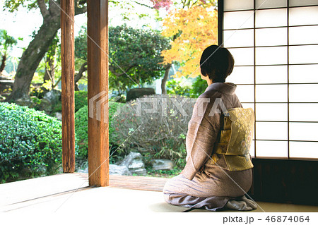 着物 女性 着物 女性 46874064