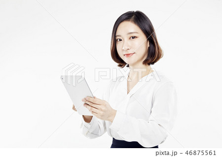 ビジネス ビジネスウーマン 笑顔 46875561