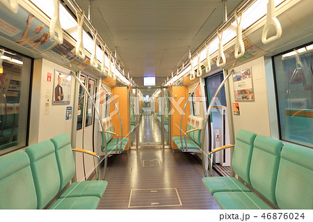 福岡市地下鉄七隈線_列車内 福岡市地下鉄七隈線_列車内 46876024