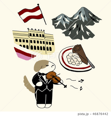 オーストリア,犬,イメージ画像 オーストリア,犬,イメージ画像 46876442