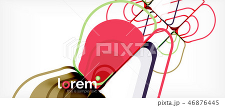 Abstract background multicolored geometric shapes modern design 46876445