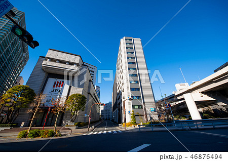 東京 日本橋兜町 証券取引所前交差点 2019.01 a 東京 日本橋兜町 証券取引所前交差点 2019.01 a 46876494