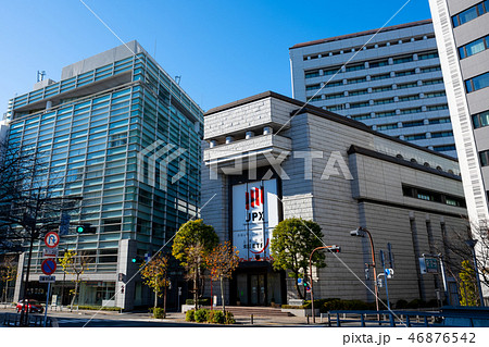 東京 日本橋兜町 証券取引所前交差点 2019.01 c 東京 日本橋兜町 証券取引所前交差点 2019.01 c 46876542