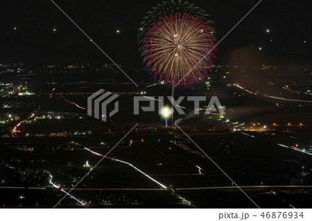 獅子吼高原から眺める川北まつり北國大花火川北大会 獅子吼高原から眺める川北まつり北國大花火川北大会 46876934