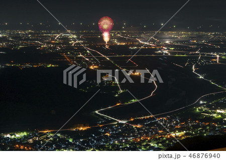 獅子吼高原から眺める川北まつり北國大花火川北大会 46876940