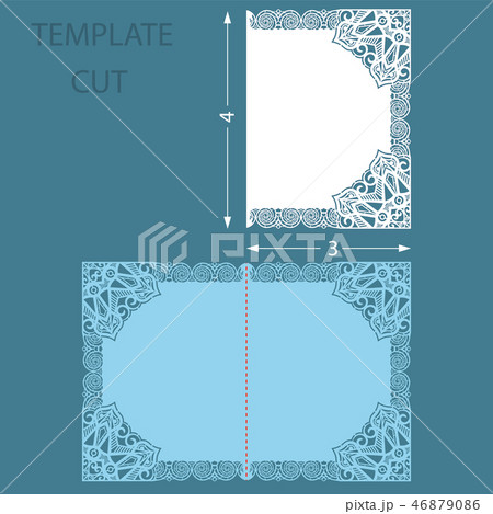 Template greeting congratulatory card  46879086