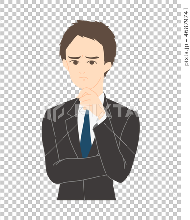 擔心的商人 46879741