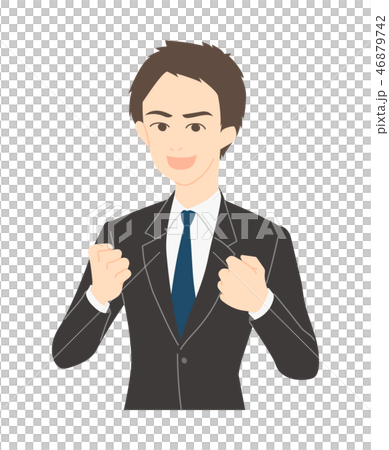 Businessman to pose a gut 46879742