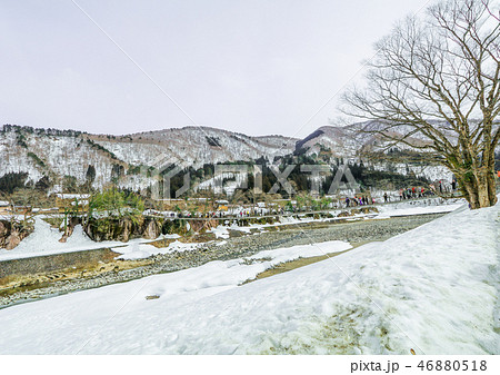 The historic villages of Shirakawa-go in winter The historic villages of Shirakawa-go in winter 46880518