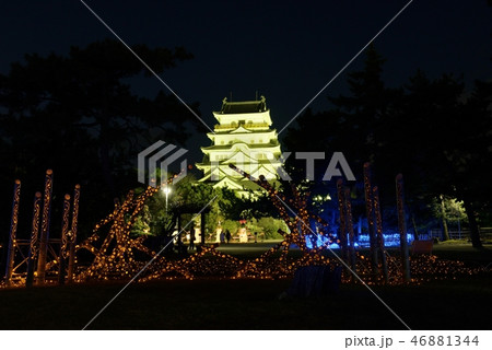 城のライトアップとイルミネーション 城のライトアップとイルミネーション 46881344