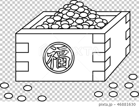 Setsubun Bean Maki Masu Fuzu February Illustration Setsubun Bean Maki Masu Fuzu February Illustration 46881630