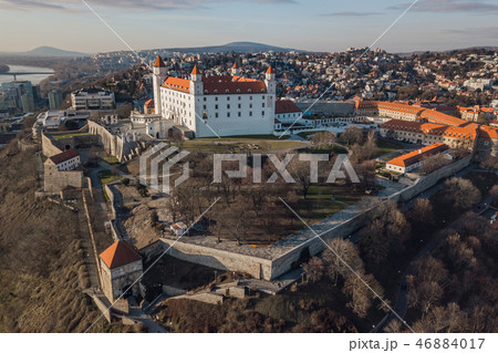 Aerial view of Bratislavsky Hrad Aerial view of Bratislavsky Hrad 46884017