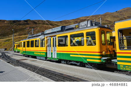 Mountain train of Jungfrau, Switzerland 46884881