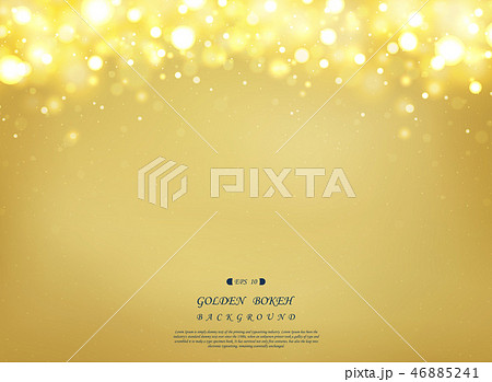 Abstract golden background with glitters on top. 46885241